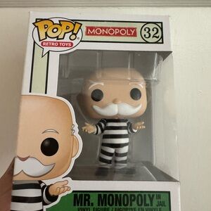 Funko Pop! Retro Mr. Monopoly with Orange Card